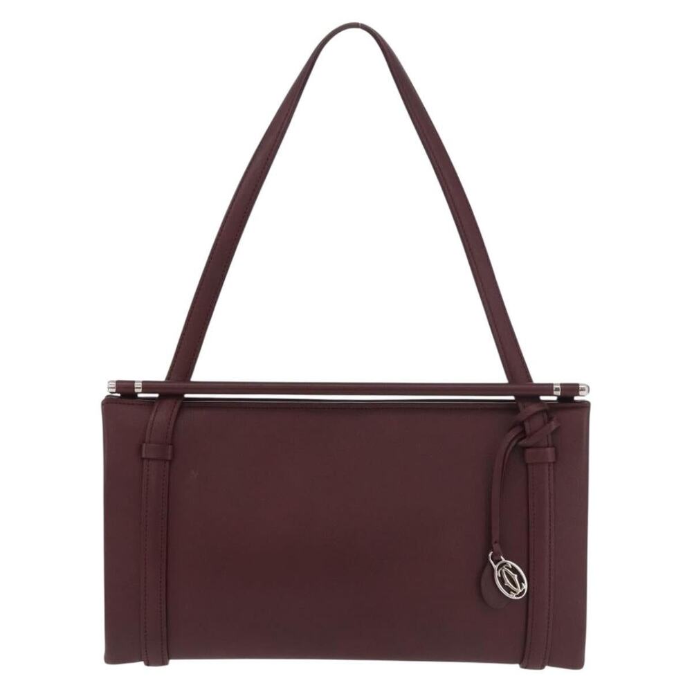 Cartier Leather Juste Nomade Handbag Red